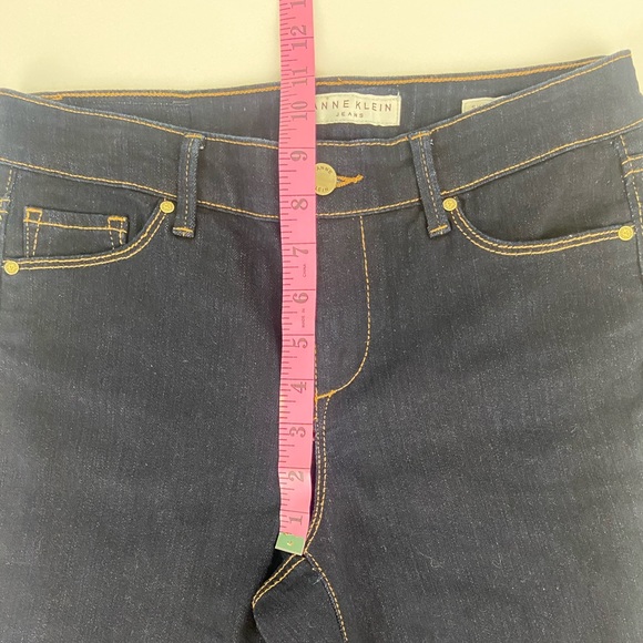 Anne Klein Skinny Zipper Ankle Jean Size 4 Missy - Picture 5 of 8